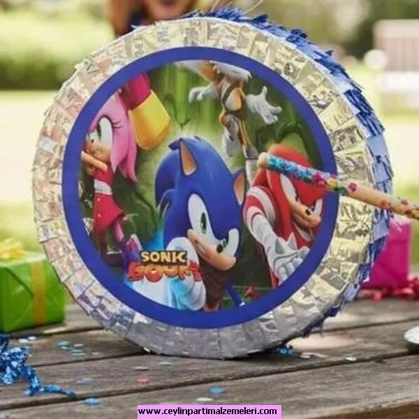 Sonic Temalı Pinyata